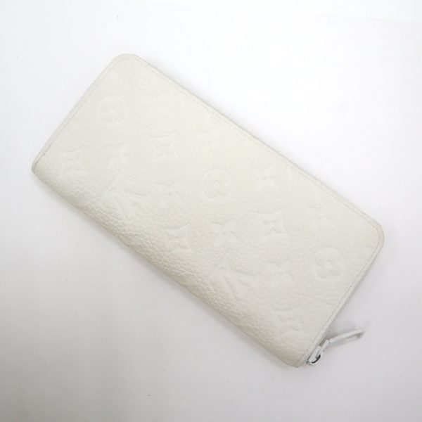 2001017255900087 2 Louis Vuitton Zippy Long Wallet Taurillon White