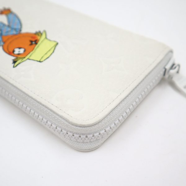 2001017255900087 5 Louis Vuitton Zippy Long Wallet Taurillon White