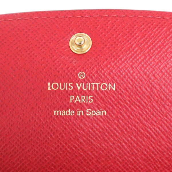 2001017255900135 6 Louis Vuitton Portefeuille Emily BifLong Wallet Damier Rouge