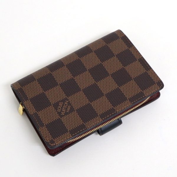 2001017255900181 1 Louis Vuitton Portefeuil Juliet Wallet Damier Ebene Brown