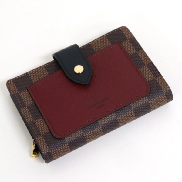 2001017255900181 2 Louis Vuitton Portefeuil Juliet Wallet Damier Ebene Brown