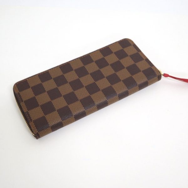 2001017255900182 2 Louis Vuitton Clemence Long Wallet Damier Threes