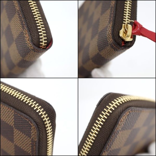 2001017255900182 7 Louis Vuitton Clemence Long Wallet Damier Threes