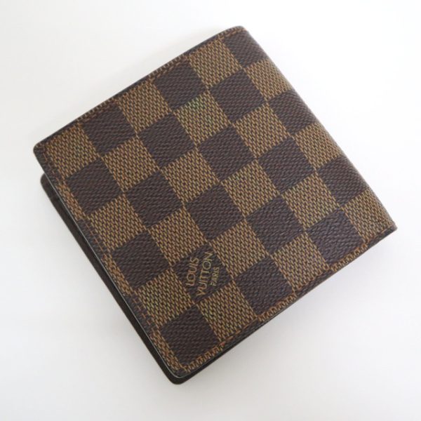 2001017255900200 2 Louis Vuitton Portobiert Credimonet Wallet Damier Brown