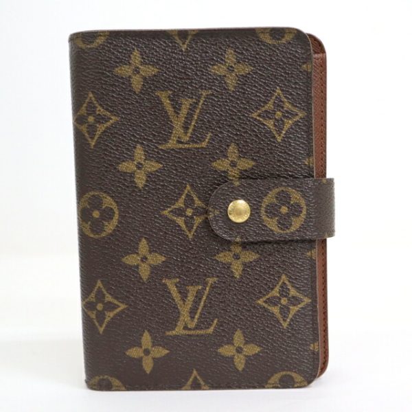 2001017255900261 1 Louis Vuitton Porte Papier Zip Wallet Monogram Brown