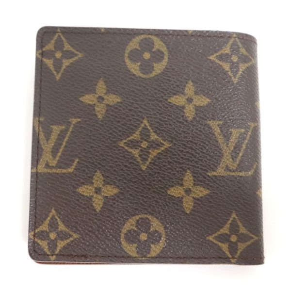 2001017255900269 2 Louis Vuitton Portefeuille Marco Wallet Monogram Brown