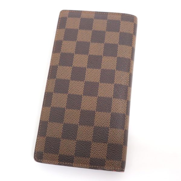 2001017255900291 2 Louis Vuitton Portefeuille Brazza Wallet Damier N60017