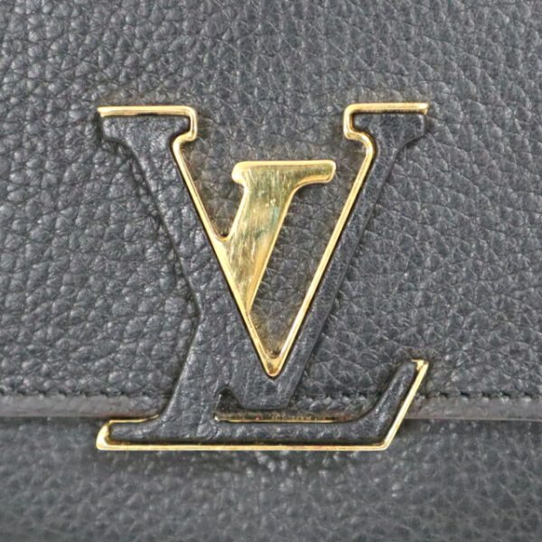 2001017256000140 5 Louis Vuitton Capucine bi flong wallet Taurillon Black