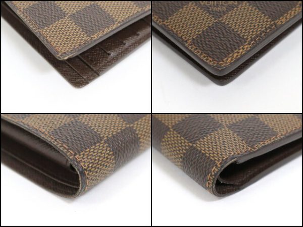 2001017256000187 6 Louis Vuitton Portefeuil Marco Wallet Damier Ebene