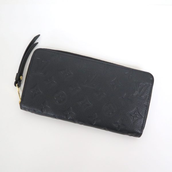 2001017256000272 1 Louis Vuitton Zippy Wallet Long Wallet Empreinte Noir Black