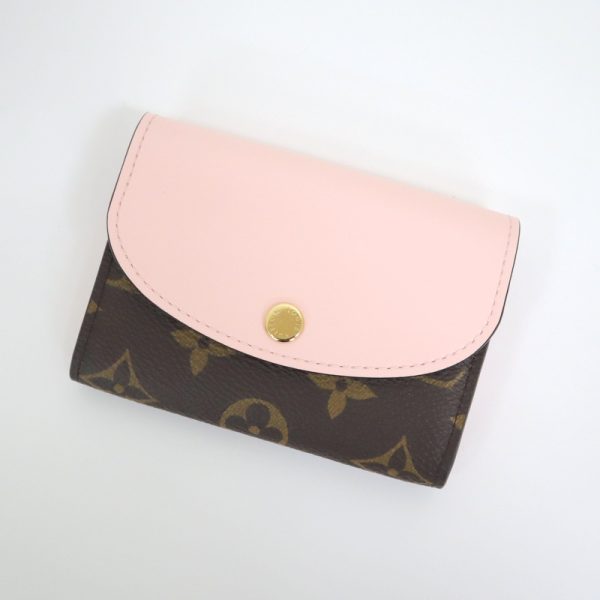 2001017256000280 1 Louis Vuitton Portomone Rosali Wallet Monogram Pink