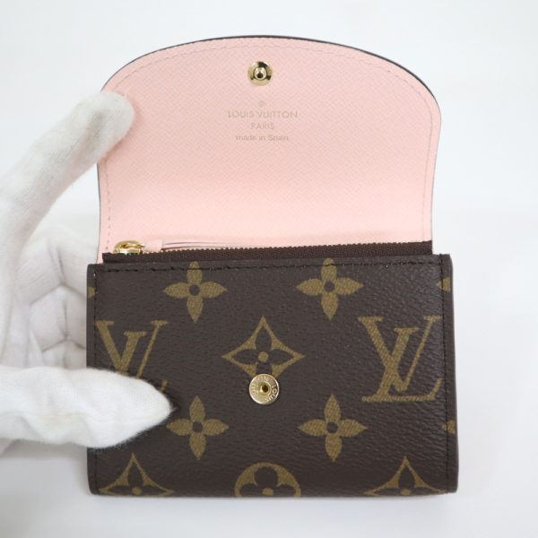 2001017256000280 4 Louis Vuitton Portomone Rosali Wallet Monogram Pink