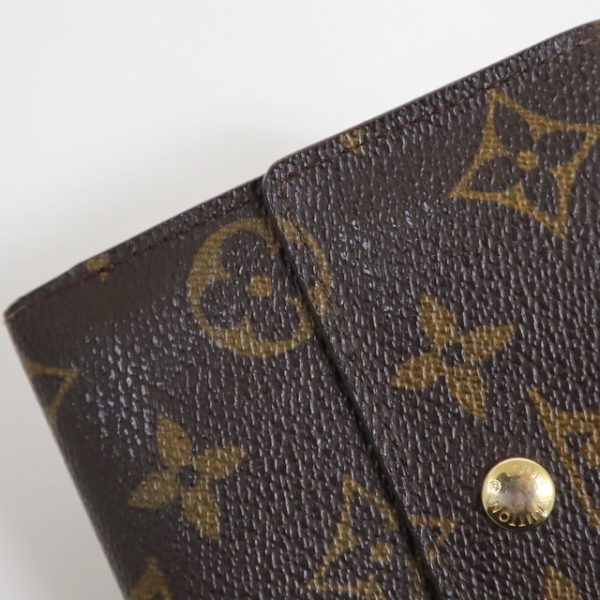 2001017256100277 3 Louis Vuitton Portefeuille Elise Wallet Monogram