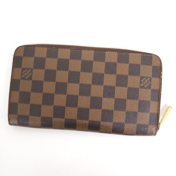 2001017256100364 1 Louis Vuitton Zippy Organizer Long Wallet Damier Ebene