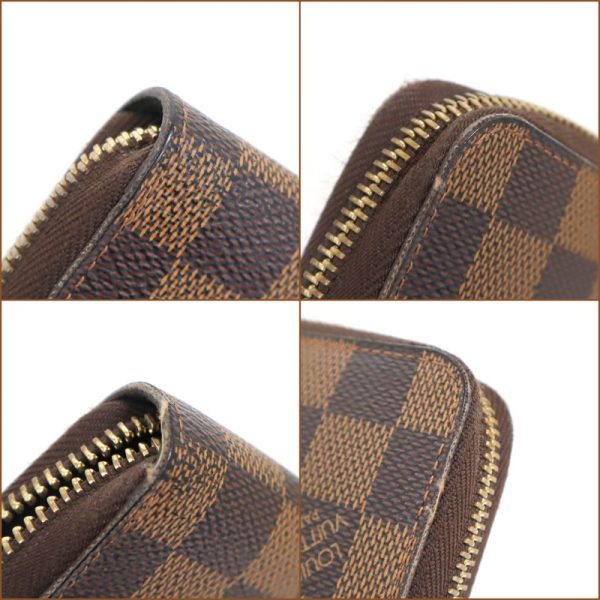 2001017256100364 5 Louis Vuitton Zippy Organizer Long Wallet Damier Ebene