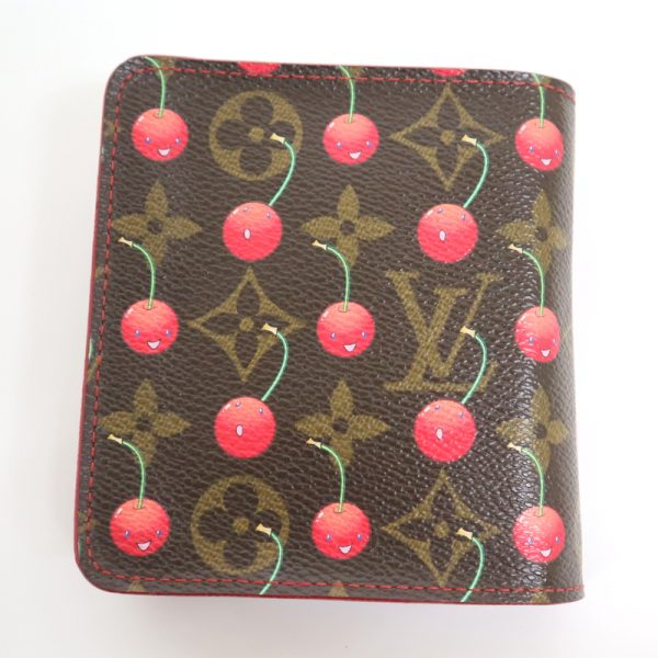 2001017256300177 2 Louis Vuitton Wallet Monogram Cherry