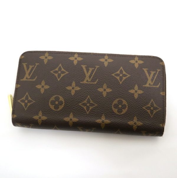 2001017256300215 1 Louis Vuitton Zippy Long Wallet Monogram Coquelicot Red