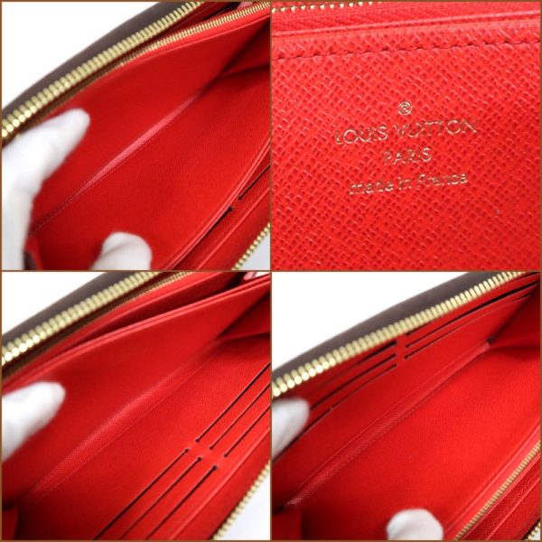 2001017256300215 6 Louis Vuitton Zippy Long Wallet Monogram Coquelicot Red