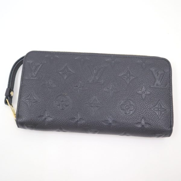 2001017256500142 1 Louis Vuitton Zippy Wallet Long Wallet Monogram Empreinte Noir Black