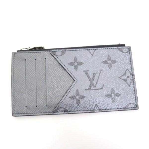 2001017256500226 1 Louis Vuitton Coin Card Folder Eclipse Reverse Black M69533