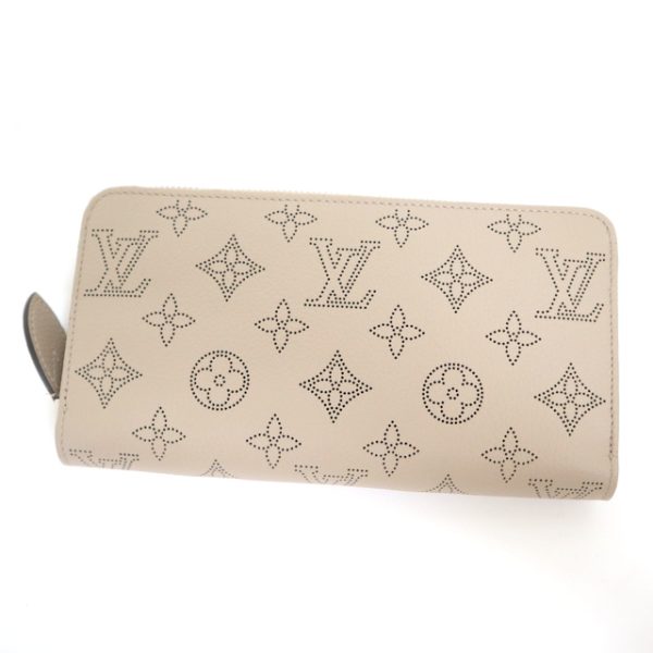 2001017256500277 1 Louis Vuitton Mahina Zippy Wallet Long Wallet Gale Beige