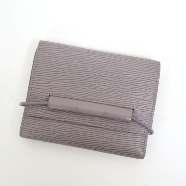 2001017256500391 1 Louis Vuitton Portefeuille Elastic Wallet Epi Lilac