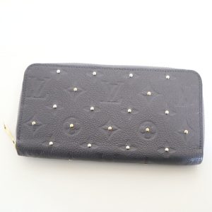 2001017256500414 1 Louis Vuitton Zippy Empreinte Wallet Blue