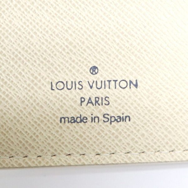 2001017256500488 5 Louis Vuitton Marco Wallet Damier Azur White