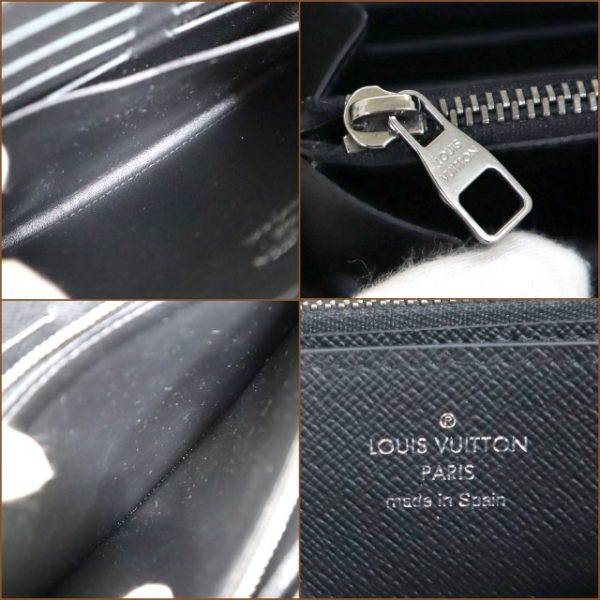 2001017256500506 7 Louis Vuitton Zippy XL Wallet Monogram Eclipse Black