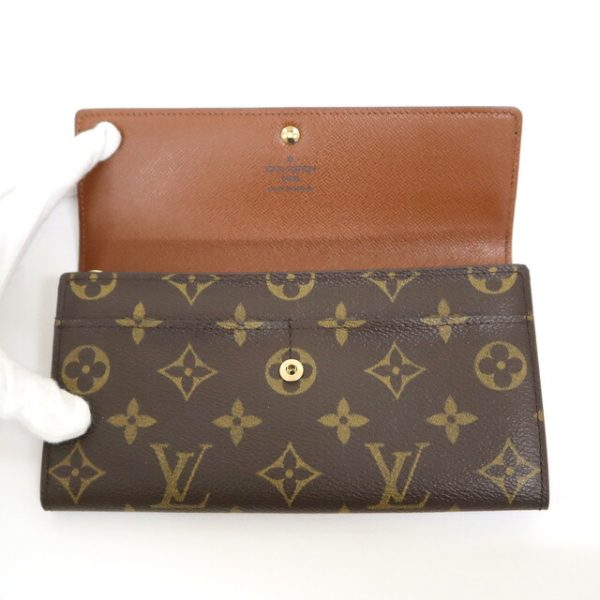 2001017256500532 4 Louis Vuitton Pochette Portomone BifLong Wallet Monogram Brown