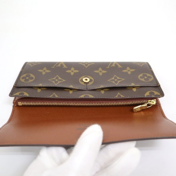 2001017256500532 5 Louis Vuitton Pochette Portomone BifLong Wallet Monogram Brown