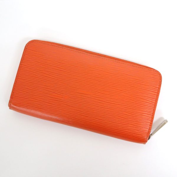 2001017256500605 2 Louis Vuitton Zippy Wallet Long Wallet Epi Pimon Orange