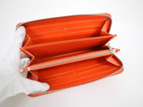 2001017256500605 4 Louis Vuitton Zippy Wallet Long Wallet Epi Pimon Orange