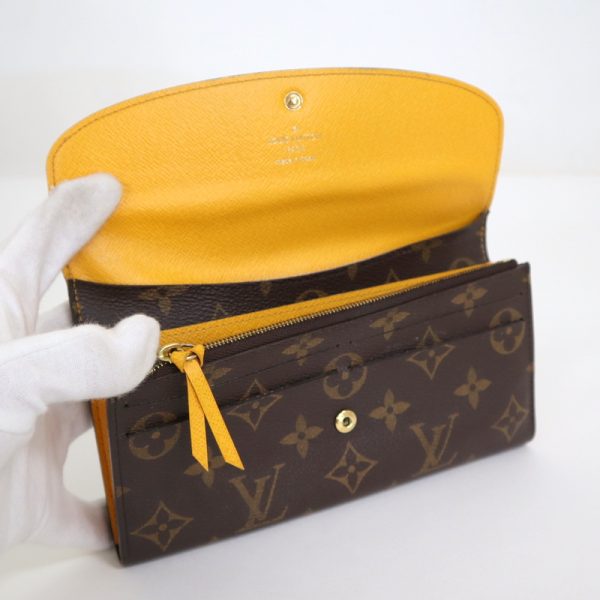 2001017256500672 5 Louis Vuitton Portefeuille Emily Wallet Monogram Mimosa