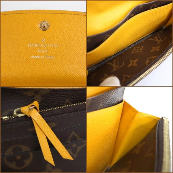 2001017256500672 6 Louis Vuitton Portefeuille Emily Wallet Monogram Mimosa