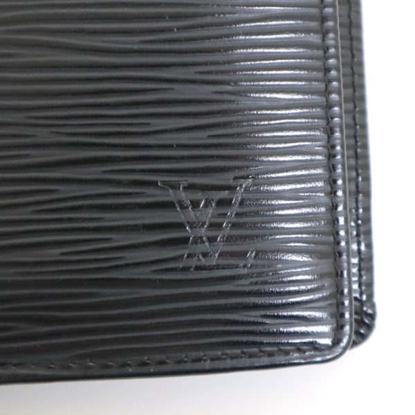 2001017256500715 3 Louis Vuitton Portefeuille Brazza wallet Epi Noir Black