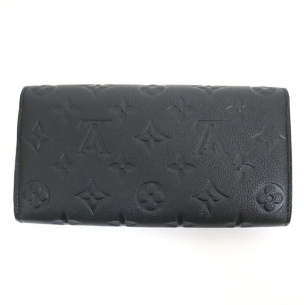 2001017256500774 2 Louis Vuitton Sarah Wallet Empreinte Noir M82257 Black