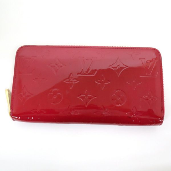 2001017256500799 1 Louis Vuitton Zippy Wallet Long Wallet Vernis Rose Andien