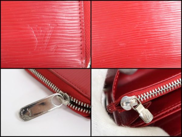 2001017256600061 6 Louis Vuitton Zippy Wallet Long Wallet Epi Carmine