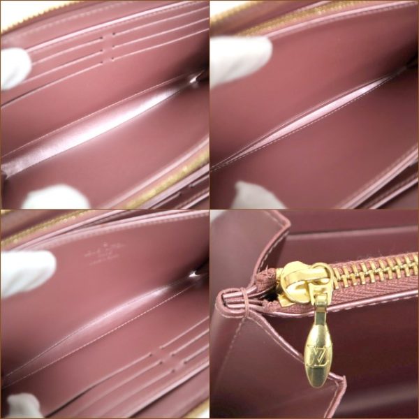 2001017256600183 6 Louis Vuitton Zippy Wallet Long Wallet Vernis Pearl Pink