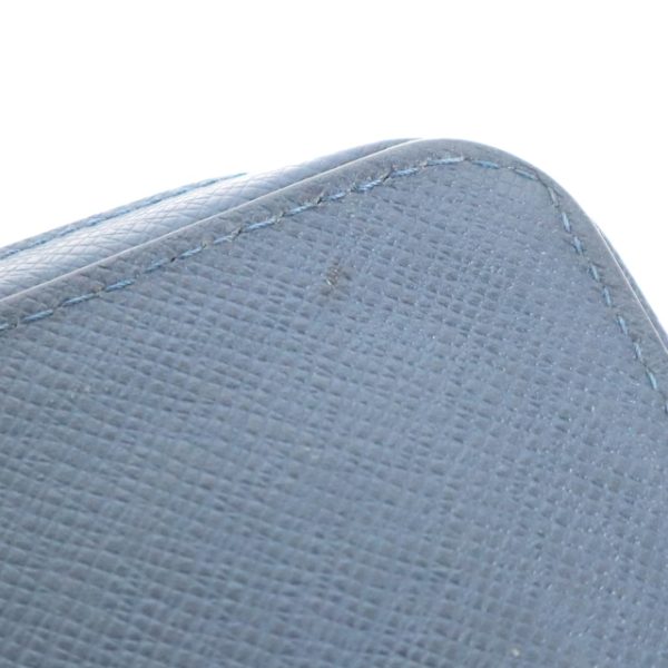 2001017256600285 3 Louis Vuitton Zippy XL Long Wallet Taiga Ocean