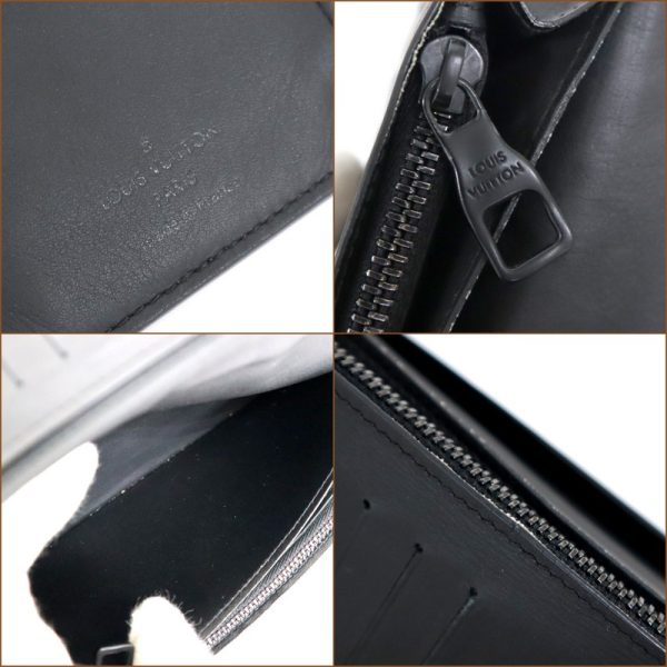 2001017256600295 7 Louis Vuitton Portefeuille Brazza Long Wallet Empreinte Noir Black