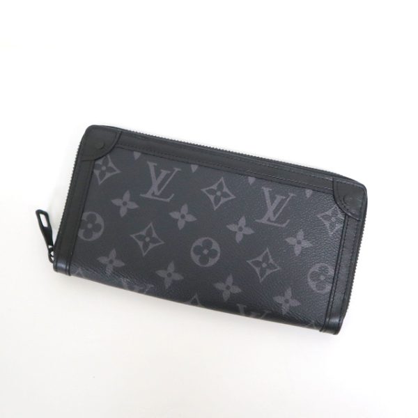 2001017256600312 2 Louis Vuitton Mongram Eclipse Trunk Zippy Wallet Long Wallet M80558