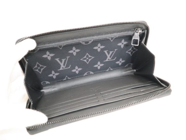 2001017256600312 5 Louis Vuitton Mongram Eclipse Trunk Zippy Wallet Long Wallet M80558