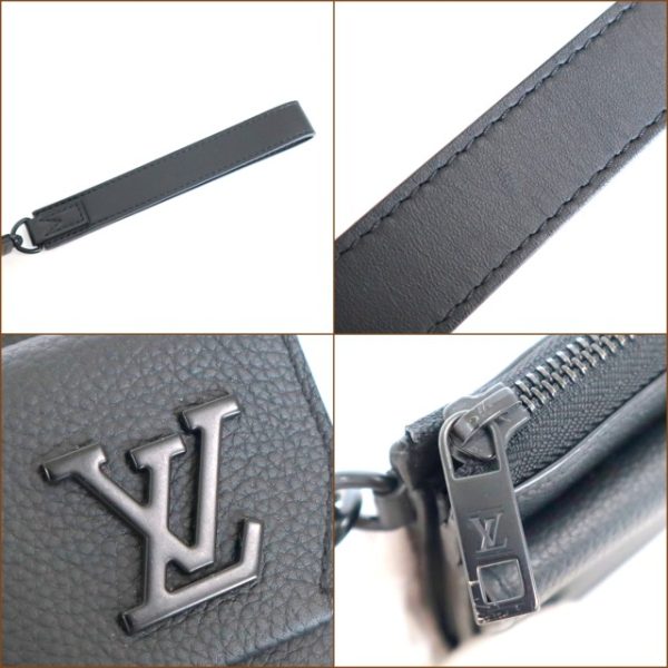 2001017256600359 3 Louis Vuitton Aerogram Zippy L shaped long wallet M69831