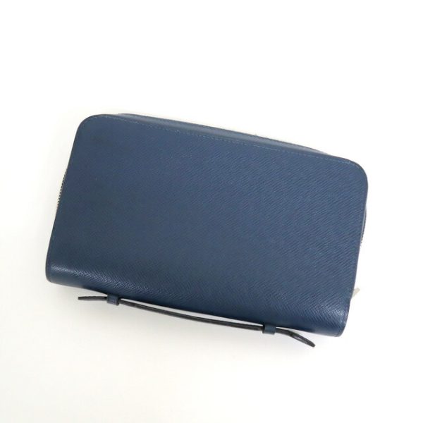 2001017256600378 2 Louis Vuitton Zippy XL Long Wallet Taiga Blue Marine M44276