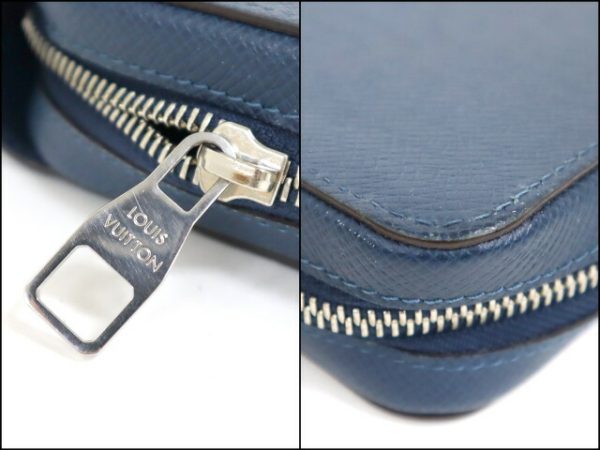 2001017256600378 8 Louis Vuitton Zippy XL Long Wallet Taiga Blue Marine M44276