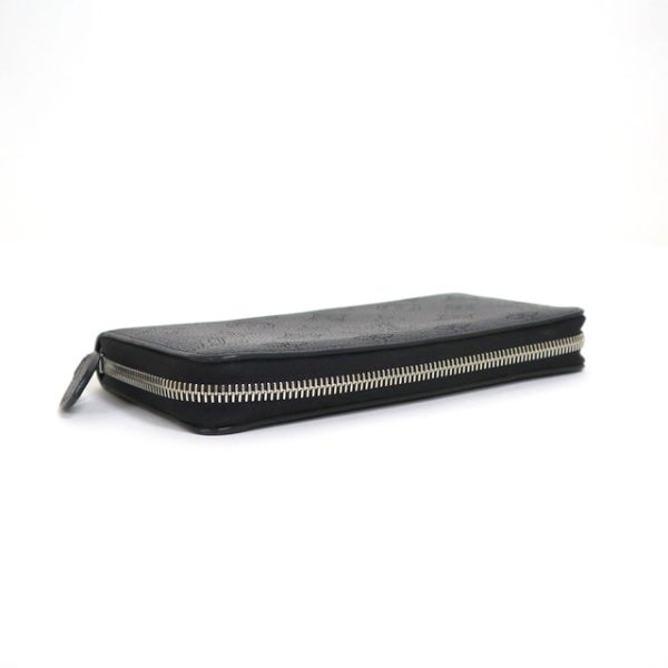 2001017256600389 3 Louis Vuitton Zippy Wallet Long Wallet Mahina Noir Black