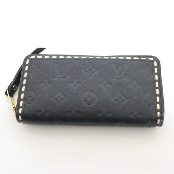 2001017256600489 1 Louis Vuitton Zippy Long Wallet Empreinte Noir Black