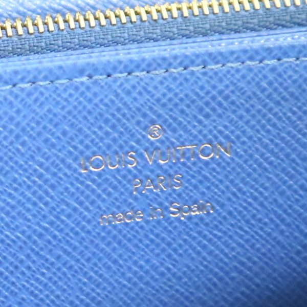 2001017256600535 8 Louis Vuitton Zippy Wallet Long Wallet Monogram Blue Jean